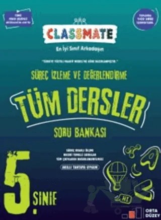 5. Sınıf Classmate Süreç Odaklı Tüm Dersler Soru Bankası – Kolektif – Okyanus Yayınları kitap kapağı