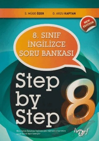 Step By Step 8. Sınıf İngilizce Soru Bankası – Arzu Kaptan, Müge Özer – Harf Eğitim Yayıncılık kitap kapağı