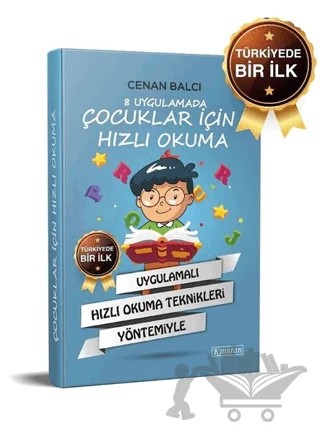 8 Uygulamada Çocuklar İçin Hızlı Okuma – Cenan Balcı – Kumran Yayınları kitap kapağı