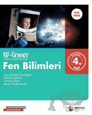 4. Sınıf Fen Bilimleri Rd - Grimer – Kollektif – Dört Renk Yayınları kitap kapağı