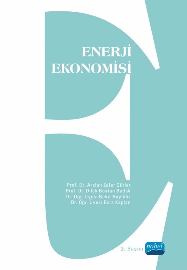 Enerji Ekonomisi – Arslan Zafer Gürler, Dilek Bostan Budak, Bekir Ayyıldız, Esra Kaplan – Nobel Akademik Yayıncılık kitap kapağı