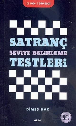 Satranç Seviye Belirleme Testleri – Dimes Hak – Alfa Yayınları kitap kapağı