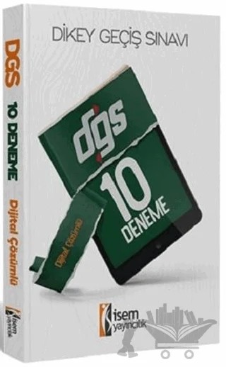 2020 DGS 10 Deneme Dijital Çözümlü – Kolektif – İSEM Yayıncılık kitap kapağı