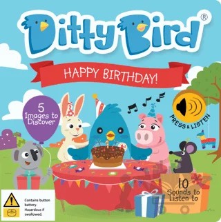 Ditty Bird: Happy Birthday – Kolektif – Mema Publishing kitap kapağı