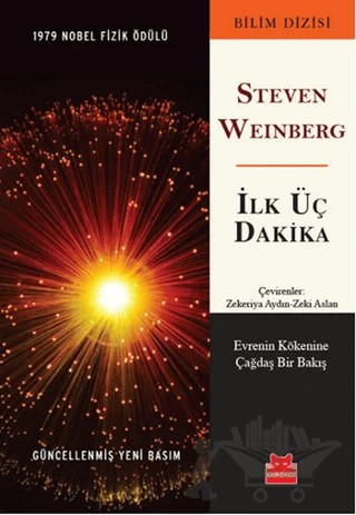 İlk Üç Dakika – Steven Weinberg – Kırmızı Kedi Yayınevi kitap kapağı