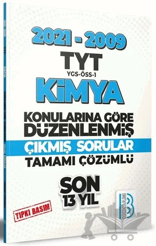 2009-2021 TYT Kimya Son 13 Yıl Tıpkı Basım Konularına Göre Düzenlenmiş Tamamı Çözümlü Çıkmış Sorular – Kolektif – Benim Hocam Yayınları kitap kapağı