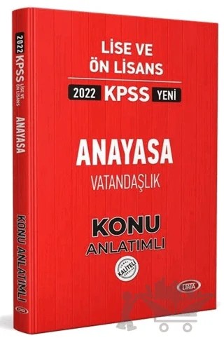 Data KPSS Lise Ve Ön Lisans Anayasa Vatandaşlık Konu Kitabı 2022 – Kolektif – Data Yayınları kitap kapağı
