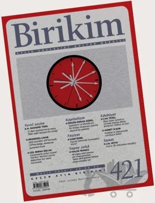 Birikim Dergisi Sayı 421 - Mayıs 2024 – Birikim Yayınları kitap kapağı
