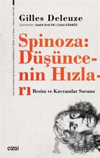 Spinoza: Düşüncenin Hızları – Gilles Deleuze – Çizgi Kitabevi Yayınları kitap kapağı