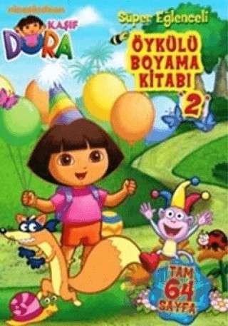 Dora Öykülü Boyama Kitabı 2 – Kolektif – Doğan Egmont Yayıncılık kitap kapağı