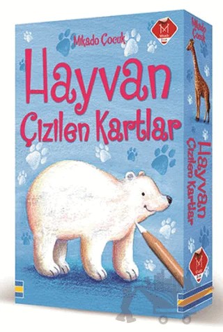 Hayvan Çizilen Kartlar – Kolektif – Mikado Yayınları kitap kapağı