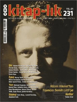 Kitap-lık 231 / Ocak - Şubat 2024 – Yapı Kredi Yayınları kitap kapağı