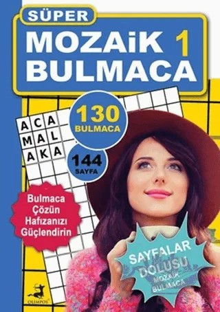 Süper Mozaik Bulmaca 1 – Kolektif – Olimpos Yayınları kitap kapağı