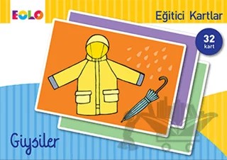 Giysiler - Eğitici Kartlar – Kolektif – Eolo Yayıncılık kitap kapağı