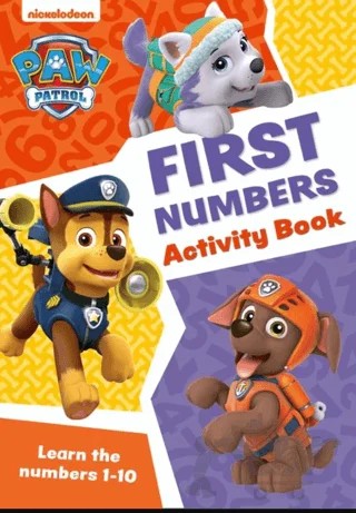 PAW Patrol First Numbers Activity Book: Get Set For School! – Collins Preschool – Nickelodeon kitap kapağı