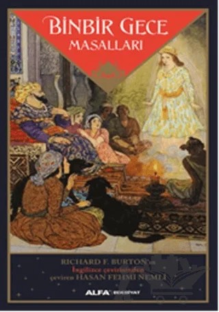 Binbir Gece Masalları – Richard F. Burton – Alfa Yayınları kitap kapağı