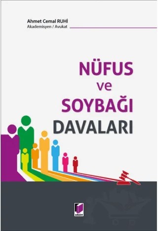 Nüfus ve Soybağı Davaları – Ahmet Cemal Ruhi – Adalet Yayınevi kitap kapağı