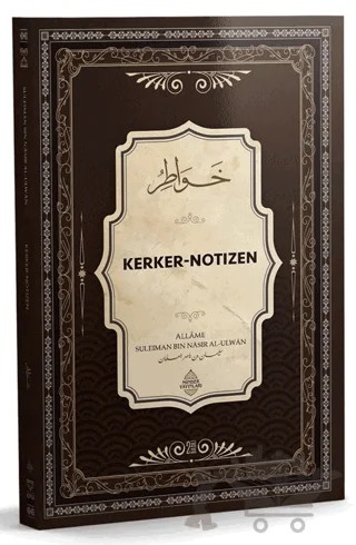 Kerker - Notizen – Süleyman el-Ulvan – Minber Yayınları kitap kapağı