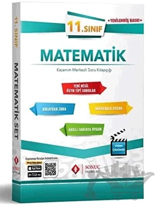 11. Sınıf Matematik Set Kazanım Merkezli Soru Kitapçığı – Kolektif – Sonuç Yayınları kitap kapağı