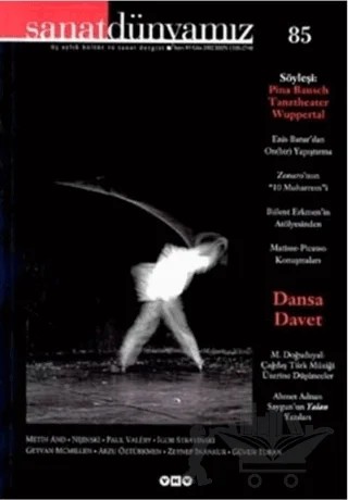 Sanat Dünyamız Sayı 85 – Yapı Kredi Yayınları kitap kapağı