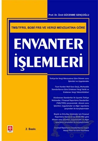 Envanter İşlemleri – Ümit Gücenme Gençoğlu – Ekin Basım Yayın kitap kapağı
