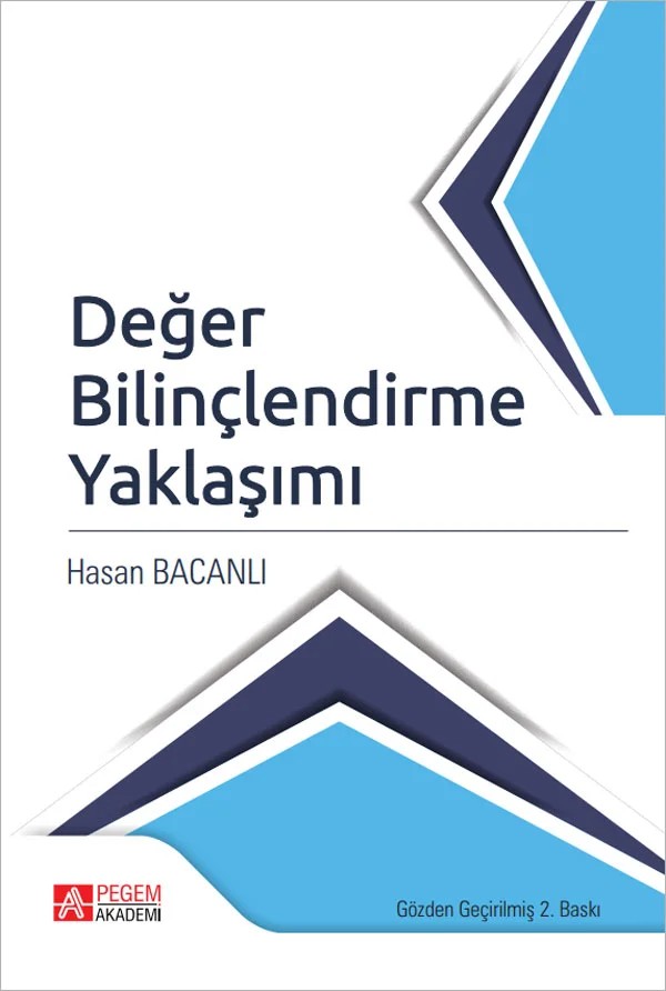 Değer Bilinçlendirme Yaklaşımı – Değer Bilinçlendirme – Pegem Akademi Yayıncılık kitap kapağı