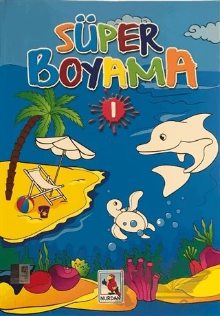 Süper Boyama 1 – Kolektif – Nurdan Yayınları kitap kapağı
