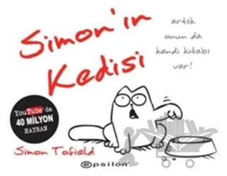 Simon’ın Kedisi – Simon Tofield – Epsilon Yayınevi kitap kapağı