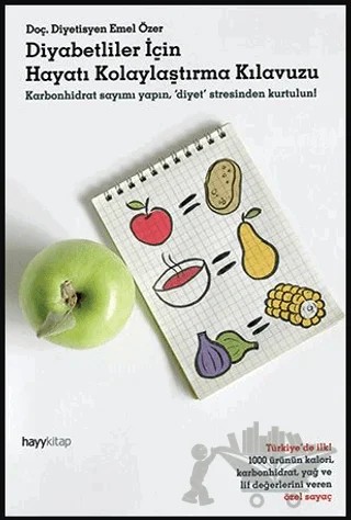 Diyabetliler İçin Hayatı Kolaylaştırma Kılavuzu – Emel Özer – Hayykitap kitap kapağı