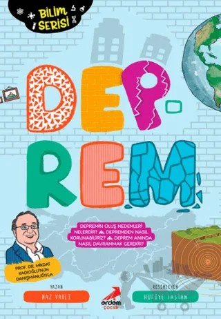 Bilim Serisi, Deprem – Naz N. Varlı – Erdem Çocuk kitap kapağı