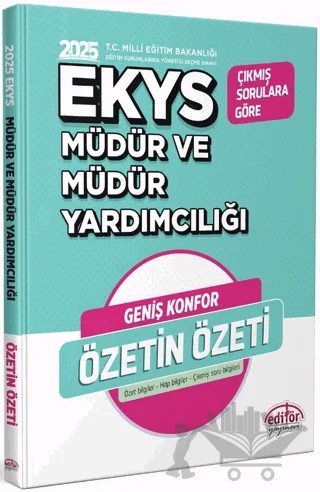 MEB EKYS Müdür ve Müdür Yardımcılığı Özetin Özeti – Kolektif – Editör Yayınevi kitap kapağı