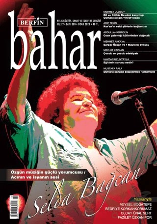 Berfin Bahar Aylık Kültür Sanat ve Edebiyat Dergisi Sayı: 299 Ocak 2023 – Berfin Bahar Dergisi kitap kapağı