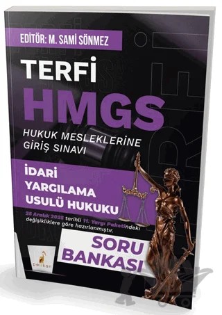 Terfi HMGS İdari Yargılama Usulü Hukuku Soru Bankası – M. Sami Sönmez – Pelikan Tıp Teknik Yayıncılık kitap kapağı