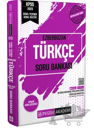 2023 Ezberbozan KPSS Genel Yetenek Genel Kültür Türkçe Soru Bankası – Kolektif – Pegem Akademi Yayıncılık kitap kapağı