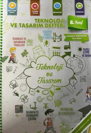 8. Sınıf Teknoloji ve Tasarım Defteri – Kolektif – Efx Akademi Yayınları kitap kapağı