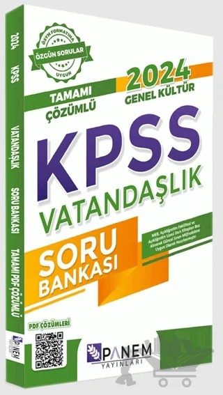 2024 Genel Kültür KPSS Vatandaşlık Soru Bankası – Kolektif – Panem Yayınları kitap kapağı