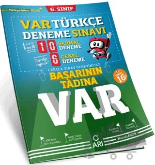 6. Sınıf Türkçe Var Deneme Sınavı – Mustafa Aygün – Arı Yayıncılık kitap kapağı