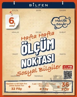 6. Sınıf Sosyal Bilgiler Hafta Hafta Ölçüm Noktası – Kolektif – Bilfen Yayıncılık kitap kapağı