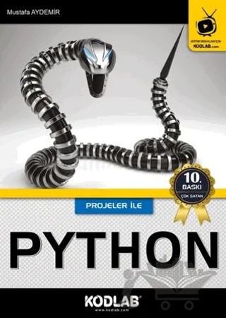 Projeler ile Python – Mustafa Aydemir – Kodlab Yayın Dağıtım kitap kapağı