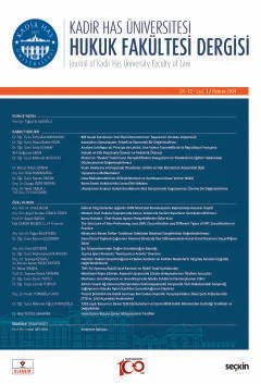 Kadir Has Üniversitesi Hukuk Fakültesi Dergisi Cilt:12 Sayı:1 Haziran 2024 – Tuğrul B. Katoğlu – Seçkin Yayıncılık kitap kapağı