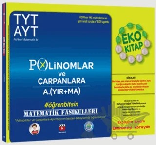 TYT-AYT Matematik Fasikülleri - Polinomlar ve Çarpanlara Ayırma Eko – Kolektif – Tonguç Akademi kitap kapağı