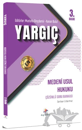 2022 Adli İdari Hakimlik YARGIÇ Medeni Usul Hukuku Soru Bankası – Sertkan Erdurmaz – Dizgi Kitap kitap kapağı
