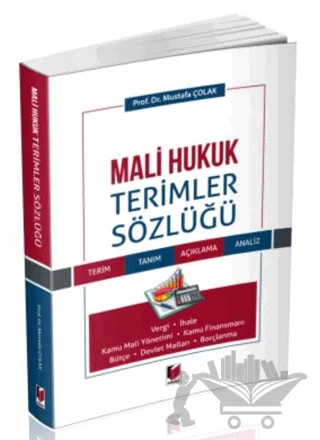 Mali Hukuk Terimler Sözlüğü – Mustafa Çolak – Adalet Yayınevi kitap kapağı