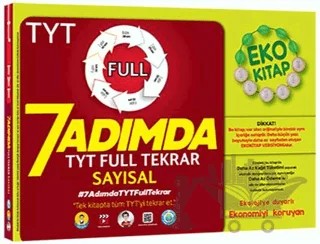 7 Adımda TYT Full Tekrar Soru Bankası-Sayısal Eko – Kolektif – Tonguç Akademi kitap kapağı