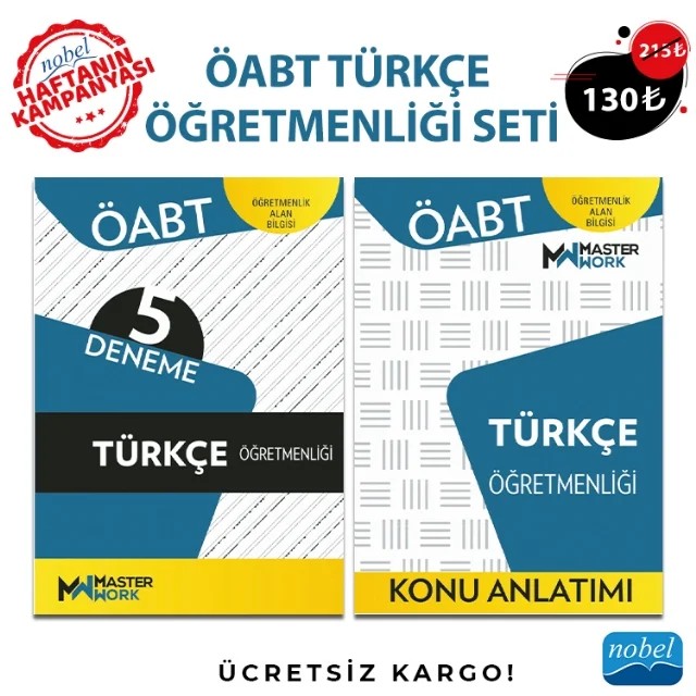 ÖABT TÜRKÇE ÖĞRETMENLİĞİ SETİ – Komisyon – Kampanya kitap kapağı
