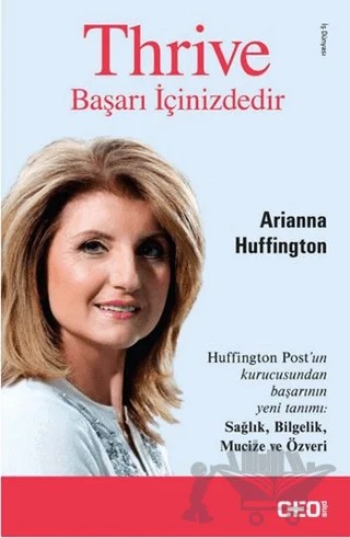 Thrive : Başarı İçinizdedir – Arianna Huffington – CEO Plus kitap kapağı
