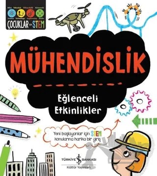 Mühendislik - Eğlenceli Etkinlikler – Jenny Jacoby – İş Bankası Kültür Yayınları kitap kapağı