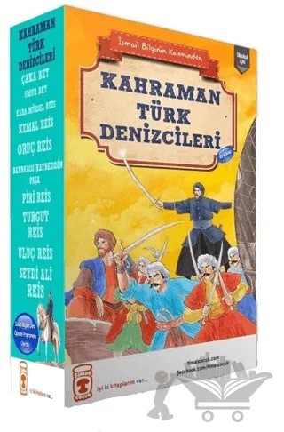 Kahraman Türk Denizcileri Seti (10 Kitap Takım) – İsmail Bilgin – Timaş Çocuk kitap kapağı