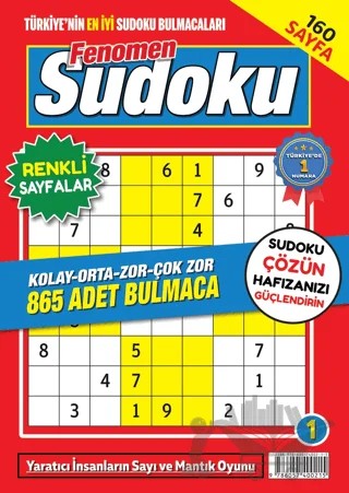 Fenomen Sudoku 1 – Kolektif – Maxi Yayıncılık kitap kapağı