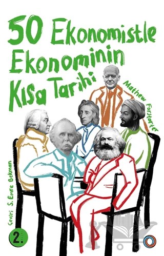50 Ekonomistle Ekonominin Kısa Tarihi – Mathew Forstater – Orenda kitap kapağı